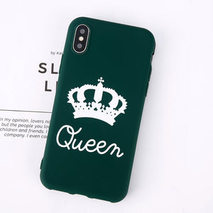 Queen Matte Crown iPhone Cases
