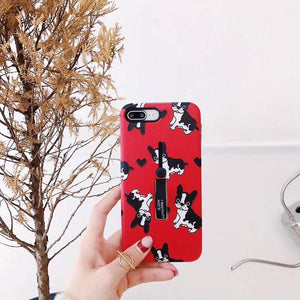 Red Dog Colour Ring Phone Case