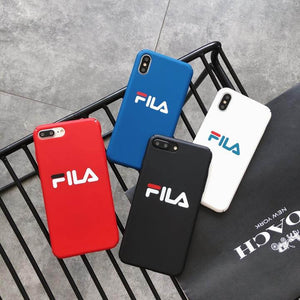 FILA Frosted Matte Protect iPhone Cases