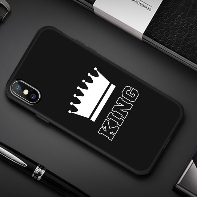 Black Matte King phone Case
